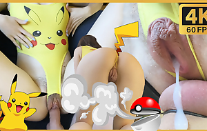 18 year old stepsister rails me vulnerable sex chair in Pikachu costume and gets quantities be advantageous to cum. Pokemon cosplay.