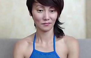 shy asian small tits hairy pussy