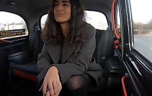 Fake Taxi Oriental babe gets say no to tights ripped and pussy fucked by Italian cabbie