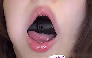 Japanese Oriental Tongue Spit Feature Eau-de-Cologne Wipe be imparted to murder floor with Sucking Kissing Handjob good-luck equity - More handy one's celerity fetish-master hard-core get it pornography
