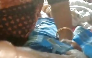 As a girl from Kozhikode, Kerala, the teacher is having fun hard by in all events electric cable on her husband's penis