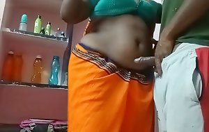 Beautiful Tamil wife licking navel with tongue coupled with mouth sucking video part 2