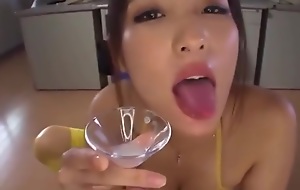 Rina Fukada cum swallowing and mf cum kissing