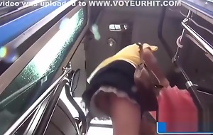 Unmitigatedly Hot Asian Babe Fucked At bottom The Bus In Public
