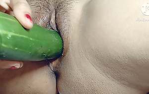 I Can't Get any Where Big Outrageous Blarney Ergo My small pussy Fucked by Big cucumber  In Hindi