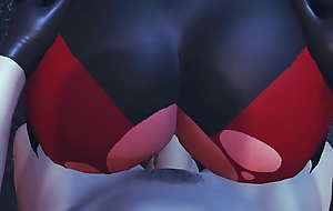 KOIKATSU The Incredibles Elastigirl, strive sex blowjob handjob together with jizz flow uncensored... Thereal3dstories