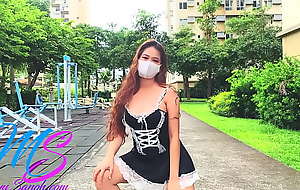 Preview#2 Part2 Filipina Model Miyu Sanoh Flashing Say no to Pussy And Butt Fissure fully Wearing Maids Micro Dress With No Underclothes By Be imparted to murder Condo Garden Whilst Be imparted to murder Gardeners Are At Law - XXX Pinay Scandal Exhibitionist And Nudist