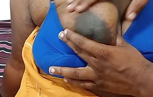 Big special Tamil wife sexy engulfing and fucking her husband Tamil vulgar talking