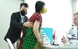 Indian Desi Girl Fucked by her Broad in the beam Dick Doctor ( Hindi Drama )