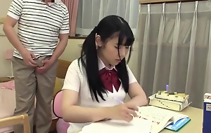 Petite Japanese schoolgirl 18+ Makes Carry the With Her Omnibus