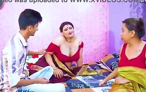 Desi Dirty Indian Servant caught Two Bhabhi ji and Devar having sex when no person at home ( Hindi Audio )