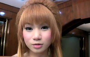 FULL video of Feminine lady-boy teasing with an increment of tuggin doll sandbar