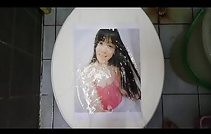 urinating on printed pic #2
