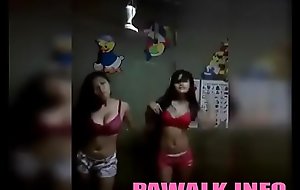2 Cute Pinay Pawalk With view with horror to Bare-ass Sexy Dance - www.pawalk.info
