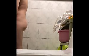 asian girl bath unconnected with hidden cam 2
