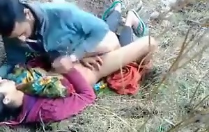 Indian college couple outdoor sex