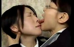 Asian faggot wild tongue nuzzle