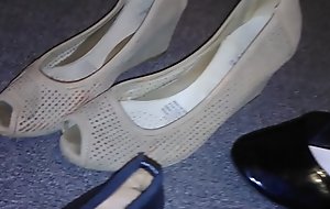 Stolen high-heeled slippers flats wedges off my XXX asian neighbour (Veronica)