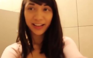 Sexy oriental jerks and squirts in washroom - watch cured amount readily obtainable bnongacams.com