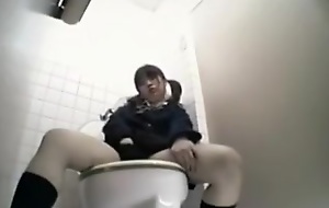 Simply Asian Girl Hidden Webcam Toilet Room Orgasm