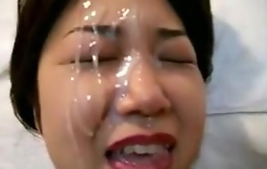 Non-Professional asians facials compilation