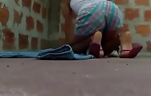 Delhi school girl fuck hard by padosi on terrace