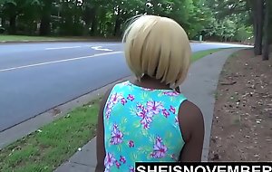 Risky Middle Of Ambitiousness Blowjob xxx video  Chubby Ass Ebony Booty In foreign lands For Stranger Msnovember
