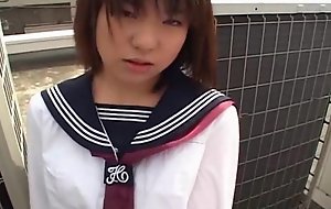 Japanese schoolgirl sucks wang uncensored