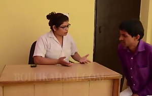 Sexy Indian Doctor Respecting the addition of Patient Have Sexy Sex