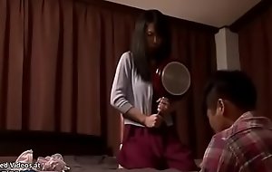 Japanese Milf has sex with pervert from