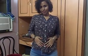 Big Ass Mumbai College Girl Also gaoling Herself Fucking Her Tight-fisted Desi Pussy