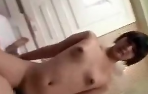 Beautiful Japanese Lady-boy Takes Every Inch Of Load of shit In Her