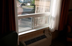broad wife getting fucked in hotel window and orgasms here hitachi