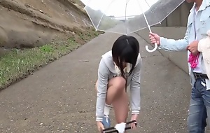 Horny Japanese girl Minami Kashii in Incredible outdoor, travesty JAV movie