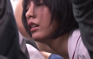 Fabulous Japanese model Emiri Suzuhara, Mao Hamasaki, Miku Abeno in Silly HD, Public JAV scene