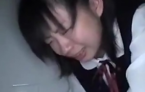 Japanese student fuck helter-skelter the toilet
