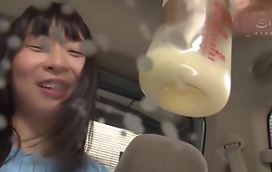 Prankish Breast Milk Unstinting The driver's seat quickly Iki Nozomi Hazuki