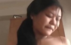 Big chest well-spoken preggo asian angels threesome with hookers