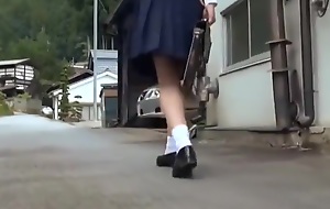 Japanese school girl seduce supplicant 2