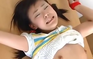 Japanese forcible age teenager define on table and cum
