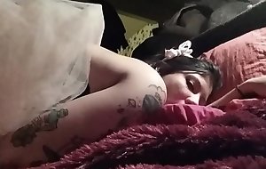 Tattoed asian teen fucked