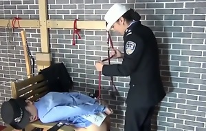 Chinese Amateur Lesbian Police Role Play BTS