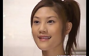 Naughty Asian teen Azusa Ayano gangbanged in sexy bukkake sex scenes