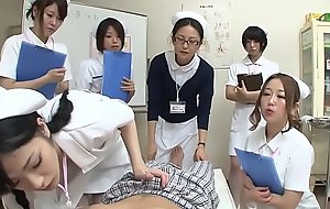 JAV nurses CFNM cook jerking oral-service exhibition Subtitled