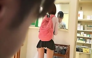 Japanese hospital visitor pretty girl is fucked by creepy patient
