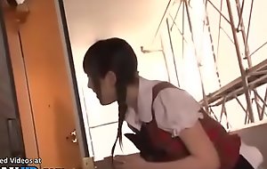 Japanese 18yo human being meets experienced admirer at his home