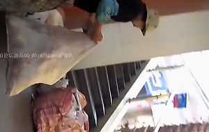 Chinese girl upskirt in department gather