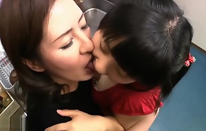 japaneses stepmom with the addition of daughter lesbian