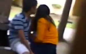 Indian couple public sex on bench